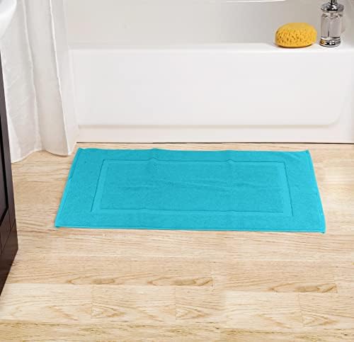 Utopia Towels Cotton Bath Mat, 21x34 in, 2 Pack, Turquoise - Image 6