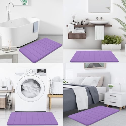 Buganda Memory Foam Bath Mat 47 x 20, Ultra Soft Absorbent Bathroom Rugs - Image 7