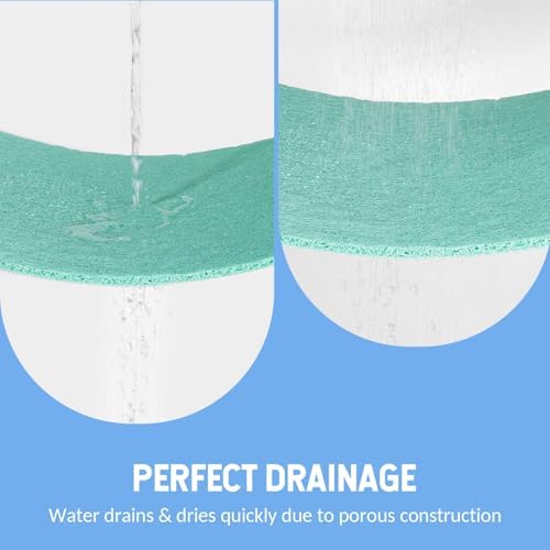 Hargiis Non-Slip Bathtub Mat, Anti Slip Shower Mat, Fast Drying Bathtub Mats, Foot Scrubber Mat, Anti Slip Mat for Tub, Floor, Bathroom, Kitchen, Home, Hotel (Light Green 32"×17") - Image 6