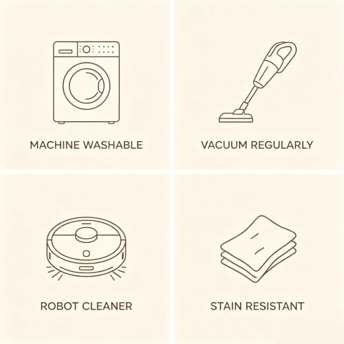 Vintage Persian pattern 6 Round Area Rug for Living Room Dining Area - Image 3