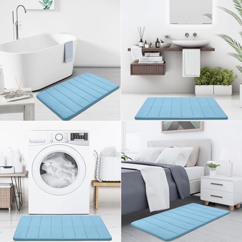 Buganda Memory Foam Bath Mat 59 x 34, Ultra Soft Absorbent Bathroom Rugs - Image 7