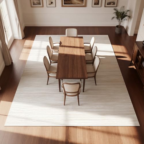 8x10 Washable Area Rugs for Living Room,Bedroom,Dining Room- Light Brown - Image 7