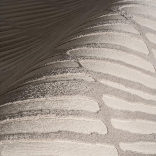 nuLOOM Kailani Cream/Grey Abstract Washable Runner Rug, 2' x 8' - Image 7