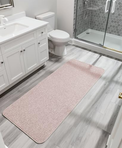Bosap Bath Mat,Ultra Thin Bathroom Runner Rugs,Large Bath Mats for Bathroom,Quick Dry,Non-Slip,Machine Washable,Low Pile,Bath Rug,Shower Outside,Sink,Home Decor Accessories.Beige,3'x6'(36x72inch) - Image 6