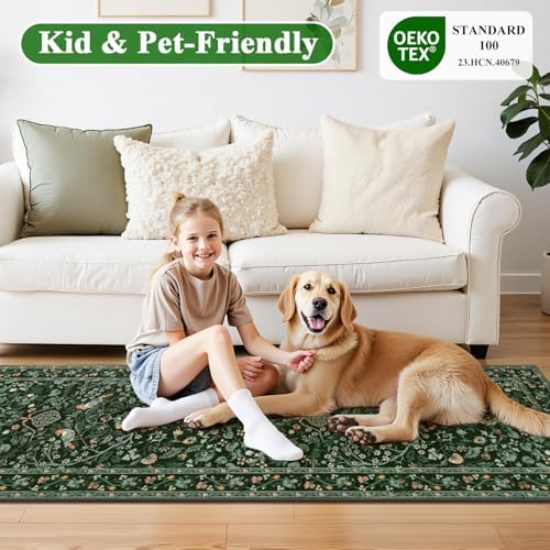 HEBE Hallway Runner Rug 2'x6', Washable Non Slip Kitchen Rug Runner - Image 7
