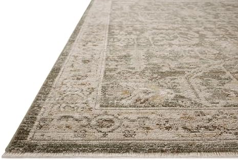Loloi Magnolia Home Pace Forrest/Natural 5'-3" x 5'-3" Round Area Rug - Image 7