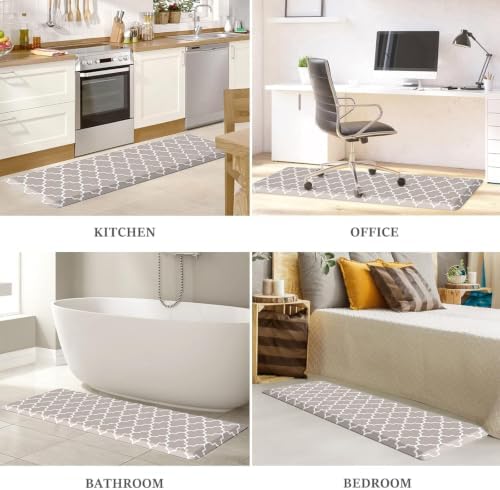 WISELIFE Anti Fatigue Mats for Kitchen Floor, 17.3"x 60", 4/5 Inch, Khaki - Image 7