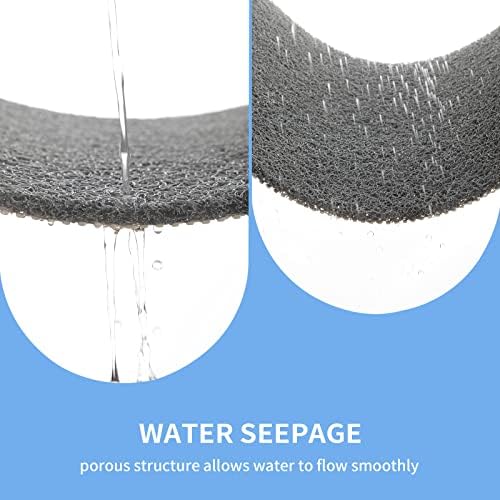 Hargiis Non Slip Bathtub Mat, Anti Slip Shower Mat, Fast Drying Bath Tub Mats, Foot Scrubber Mat, Anti Slip Mat for Tub, Floor, Bathroom, Home, Kitchen, Hotel (Grey 24"x16") (Pack of 2) - Image 6