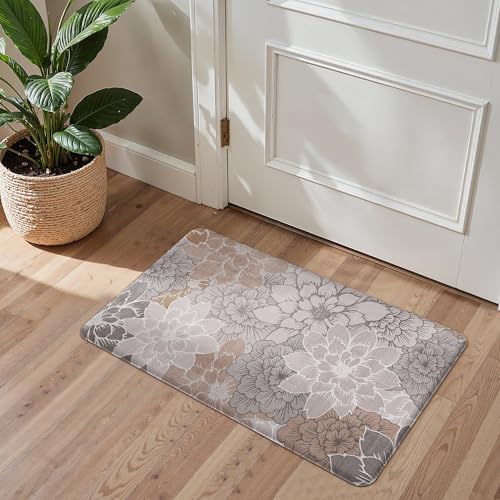 GENIMO Anti Fatigue Kitchen Mats for Floor 2PCS, Standing Rugs, Taupe Grey - Image 6