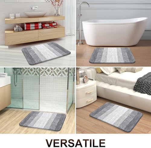 OLANLY Bathroom Runner Rug 59x24, Extra Soft Absorbent Microfiber Bath Rugs - Image 6