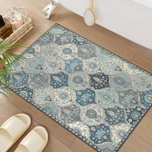 Lahome Moroccan Front Door Mat Indoor Entrance, 2x3 Rugs for Entryway Bathroom - Image 6