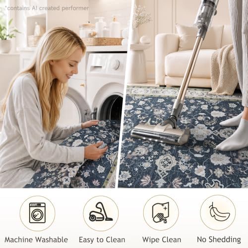 Ophanie Black Velvet Area Rugs 2x6 for Bedroom Living Room, Fluffy Shag Fuzzy Carpet, Plush Shaggy Rug, Indoor Carpet for Kids Boys Dorm Home Decor Aesthetic, Nursery with 99 pcs Pile fibers - Image 6