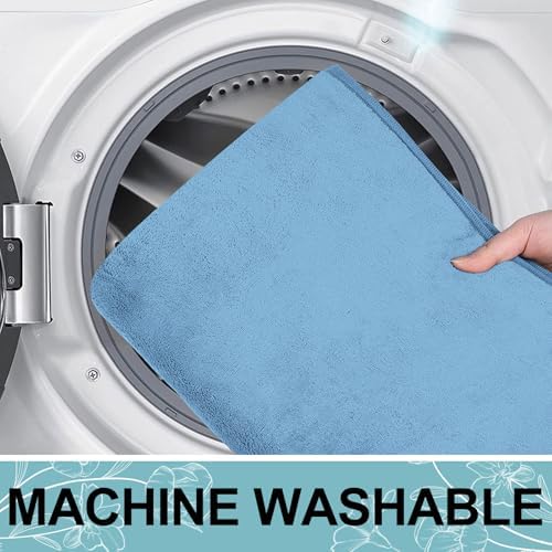 Smiry Memory Foam Bath Mat 24x16, Extra Soft and Absorbent Bathroom Rugs - Image 7