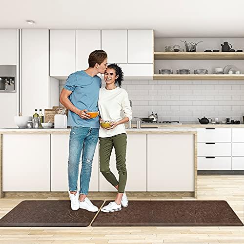 KMAT 2PCS Kitchen Mat Cushioned Anti-Fatigue Comfort Standing Mat Rug - Image 6