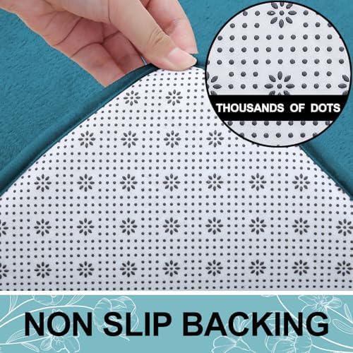 Smiry Memory Foam Bath Mat 47x17, Extra Soft and Absorbent Bathroom Rugs - Image 6