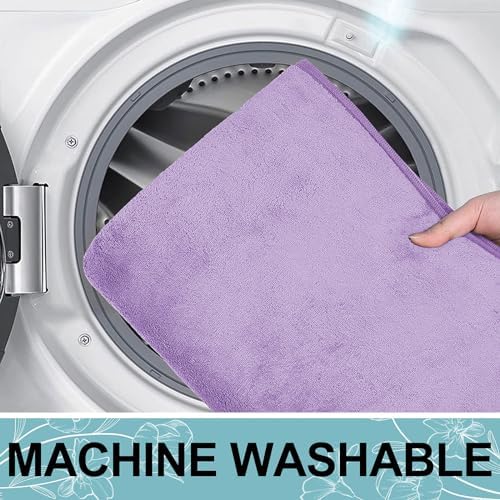 Smiry Memory Foam Bath Mat 24x16, Extra Soft and Absorbent Bathroom Rugs - Image 7