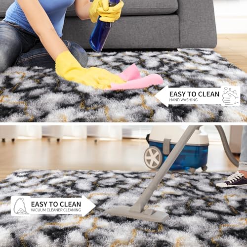 Tepook Soft Fluffy Rugs for Bedroom, 4x6 Area Rug for Living Room - Image 6