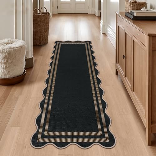 Modern Hallway Runner Rug, 2x6 Washable Easy Jute Rugs for Entryway Kitchen Farmhouse Indoor Outdoor Carpet, Non Slip Runner for Bedroom Porch Laundry - Image 7