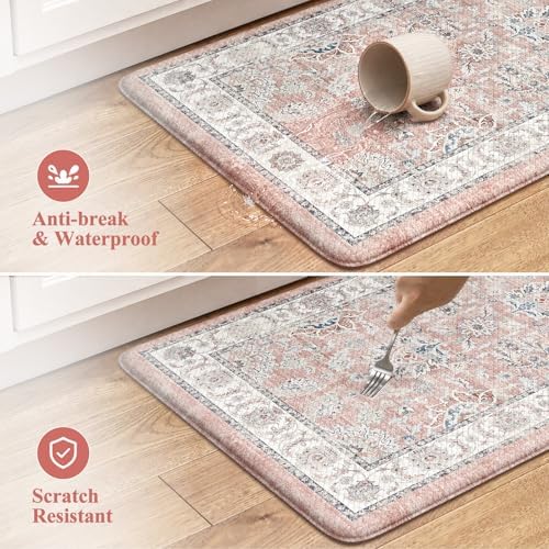 KIMODE Anti Fatigue Mats for Kitchen Floor 2PCS Cushioned Standing Mat - Image 6