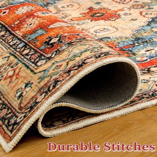 SERISSA 2x3 Washable Non Slip Boho Small Area Rug for Entryway - Image 6