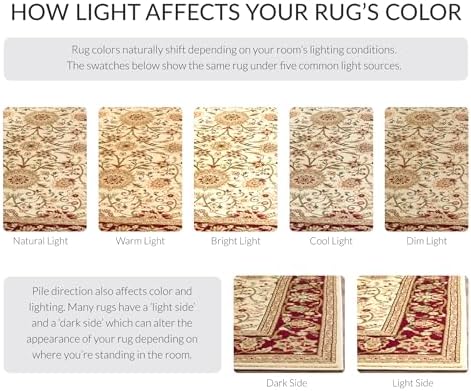 SAFAVIEH Lyndhurst Accent Rug 2x3, Ivory & Red LNH212K - Image 6