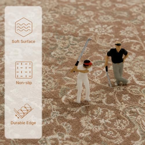 2x3 Area Rug Washable Vintage: Non Slip Throw Rugs for Entryway - Image 6