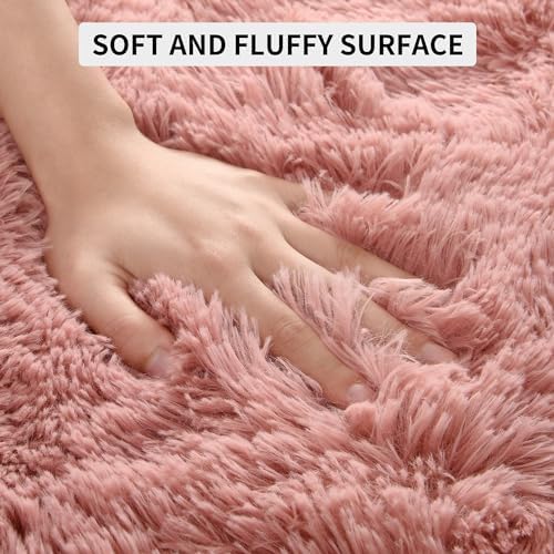 Tepook 5x8 Blush Pink Area Rugs for Living Room Girls Bedroom - Image 6