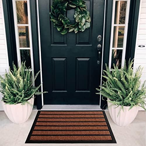 Ubdyo Extra Durable Door Mat Outside Entrance (30" x 17", Bright Burgundy) - Image 6