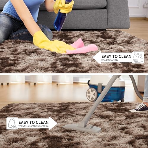 Tepook 9x12 Soft Fluffy Area Rugs for Living Room Bedroom - Image 6