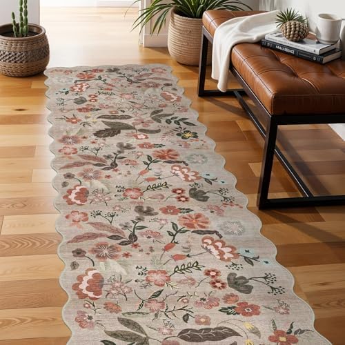 Carpet Runners for Hallway 12ft: 3X12 Washable Non Slip Rug Brown - Image 7