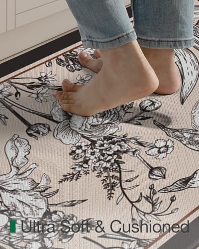 LUMI Kitchen Mats for Floor Cushioned Anti Fatigue Runner Rug, 24x59 - Image 6