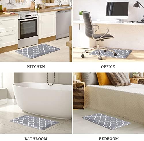 WISELIFE Anti Fatigue Mats for Kitchen Floor, 17.3" x 28", 4/5 Inch, Grey - Image 7