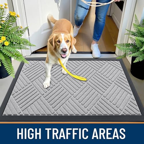 OLANLY Front Door Mat Outside Entrance 35x23, Waterproof Heavy-Duty Doormat - Image 6