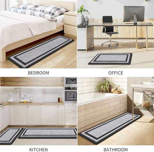 Mattitude Kitchen Mats Set of 2,Cushioned Anti-Fatigue Non-Skid Rug Sets - Image 6