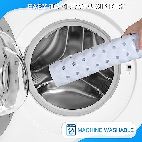 Bathtub and Shower Mats, 40x16 Inch Extra Large Non Slip Soft Bath Tub Mat with Suction Cups and Drain Holes for Bathroom Floor and Keep Tubs Clean, Machine Washable, White - Image 6