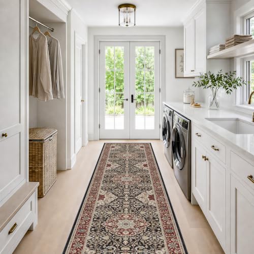 HY HAOYUNLAI Hallway Washable Runner Rug 2.6x10 Kitchen Non Slip Slim Mat - Image 7