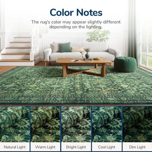 Lessymo Washable 2 x 6 Runner Rugs,Soft for Entryway Hallway Brown Beige - Image 5