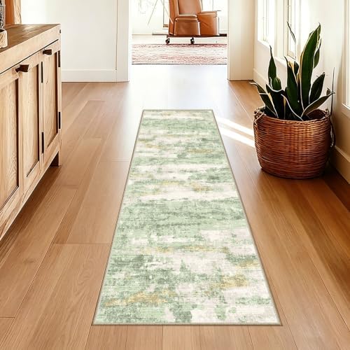 Washable Runners for Hallway 2x6 Runner Rug,Ultra-Thin Kitchen Runner Rugs,Non-Slip Backing Entryway Rug Runner,Abstract Carpet for Hallways,Bedroom,Dining,Laundry Room - Image 7