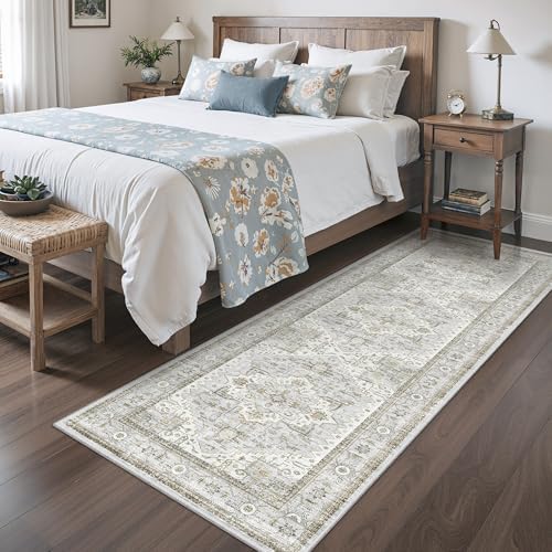 Runner Rug 2x6 Washable Runners for Hallways, Kitchen Runner Entryway Blue - Image 7