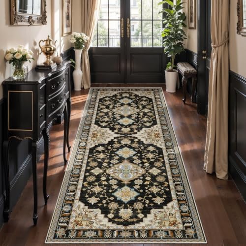 Tangsoo Vintage 2x6 Washable Runner Rugs for Hallways, Non Slip Rug Runner - Image 6