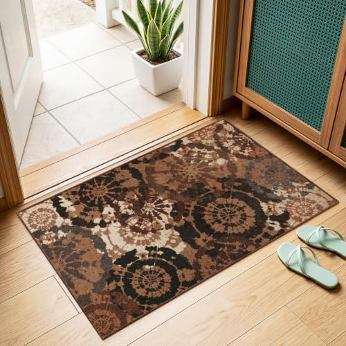 Washable 2x3 Entry Rug, Boho Small Throw Rugs for Entryway Door Mat - Image 7