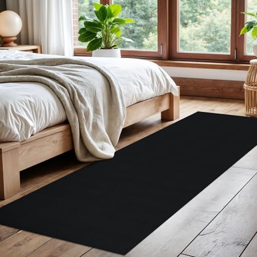 EARTHALL Washable Runner Rug, Non Slip Kitchen Rug, 2x7 Ft, Black Heather - Image 6