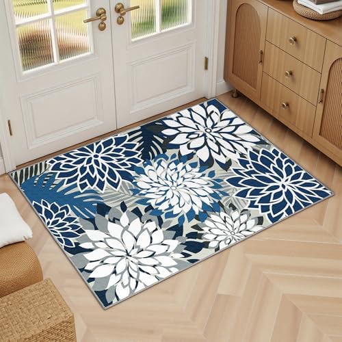 Arenarug Outdoor Rug Waterproof, Washable Patio Rug for Deck, 2x3, Blue - Image 6