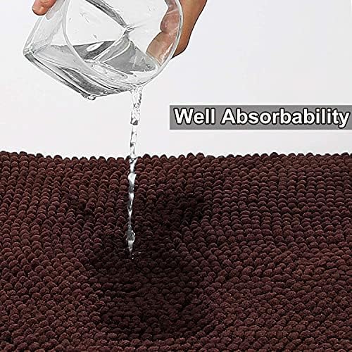 Urvoix Bathroom Rugs Set - 3 Pieces Ultra Soft Non-Slip Bath Mats Set - Image 6