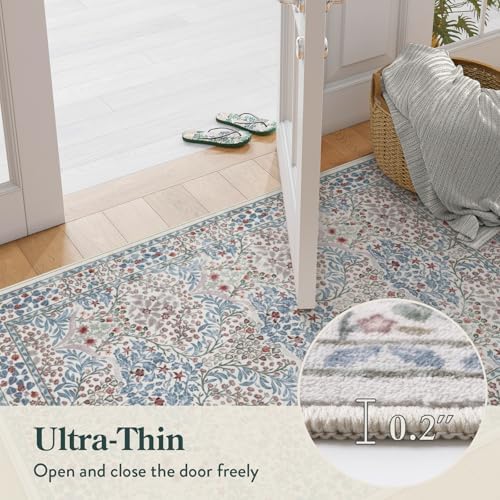 Lahome Washable Kitchen Runner Rug, Beige 2x6 Runners for Hallways Non Slip - Image 6