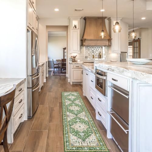 Yamaziot Washable Runner Rug, 2x8 Non-Slip Boho Vintage Hallway Kitchen Rug - Image 7