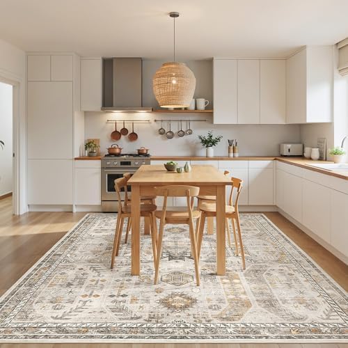 befbee Washable 5x7 Area Rug Non Slip Stain Resistant Rug for Living Room - Image 7