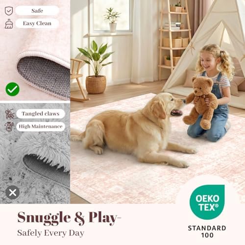 Homemate Washable Rug 2x6 Area Rugs - Vintage Rugs for Living Room - Image 6
