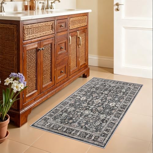 Washable Entry Rug 2x3: Kitchen Rug Runner Front Door Throw Rugs Non-Slip - Image 6