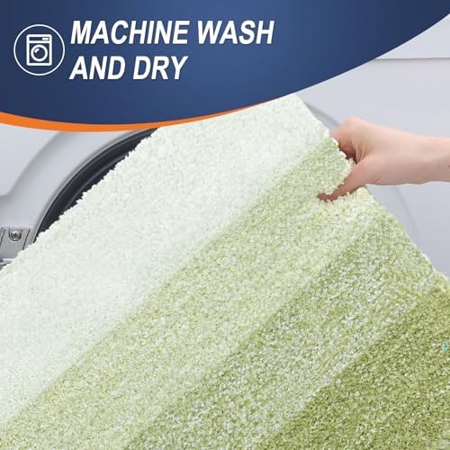 OLANLY Bathroom Runner Rug 54x24, Extra Soft Absorbent Microfiber Bath Rugs - Image 6